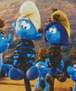 The Smurfs Characters Diamond Painting