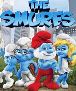 The Smurfs Characters Poster Diamond Painting