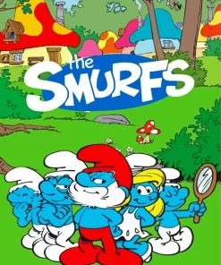 The Smurfs Poster Diamond Painting