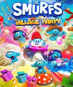 The Smurfs Village Party Diamond Painting