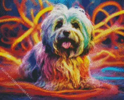 Tibetan Terrier Diamond Painting