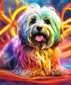 Tibetan Terrier Diamond Painting