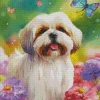 Tibetan Terrier Art Diamond Painting