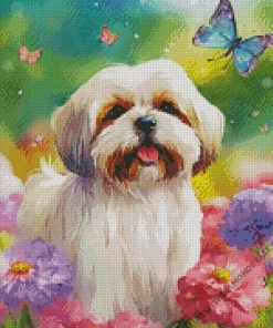 Tibetan Terrier Art Diamond Painting