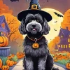 Tibetan Terrier In Halloween Custom Diamond Painting