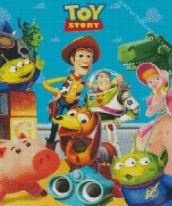 Toy Story Animated Movie Diamond Painting