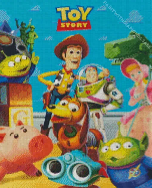 Toy Story Animated Movie Diamond Painting