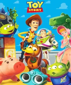 Toy Story Animated Movie Diamond Painting