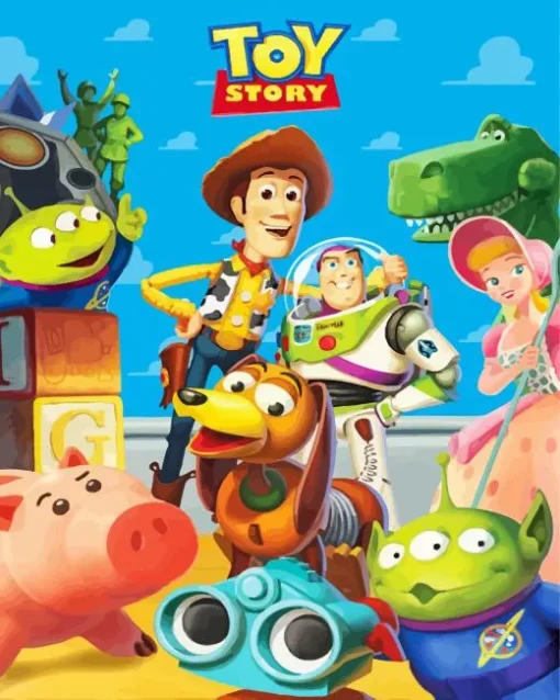 Toy Story Animated Movie Diamond Painting