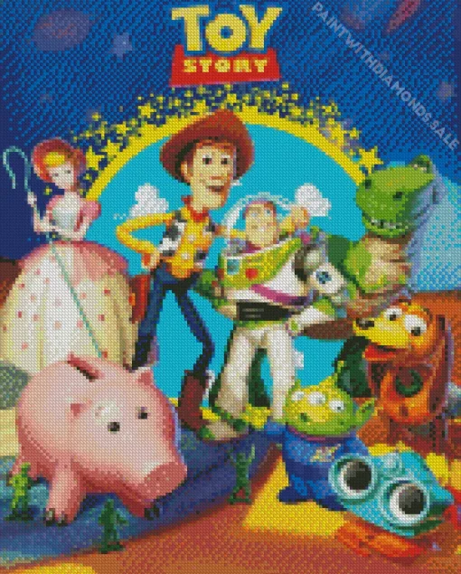 Toy Story Cartoon Diamond Painting