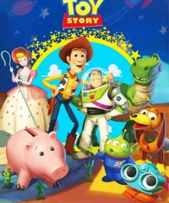 Toy Story Cartoon Diamond Painting