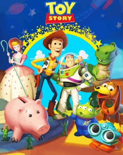 Toy Story Cartoon Diamond Painting