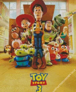 Toy Story Movie Poster Diamond Painting