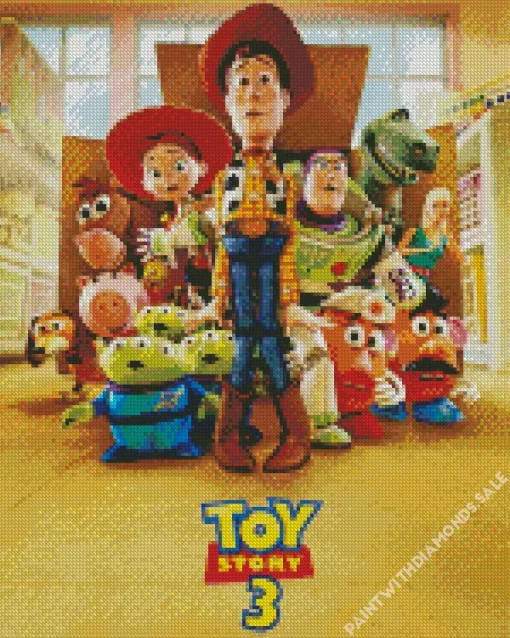 Toy Story Movie Poster Diamond Painting