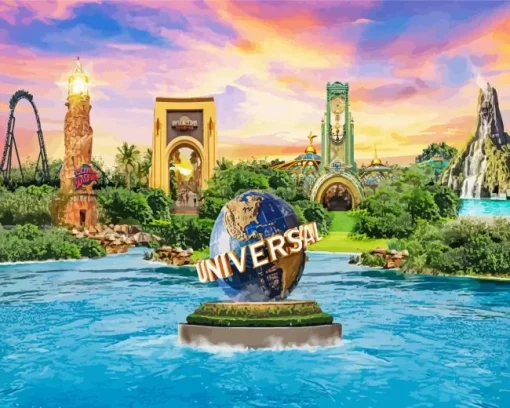 Universal Orlando Resort Florida Diamond Painting