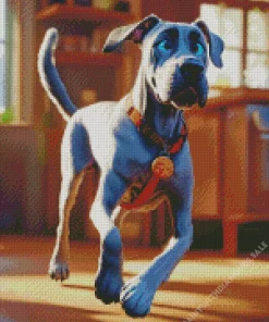 Weimaraner Runnig Diamond Painting