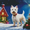 West Highland Terrier In Snow Diamond Painting