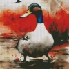 Wood Duck Art Diamond Painting