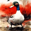 Wood Duck Art Diamond Painting