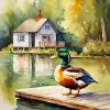 Wood Duck In Nature Diamond Painting