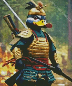 Wood Duck Warrior Diamond Painting