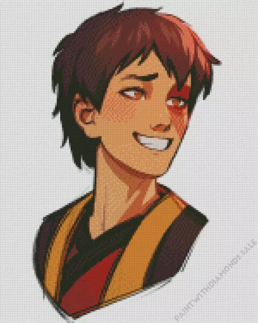 Zuko Anime Character Diamond Painting