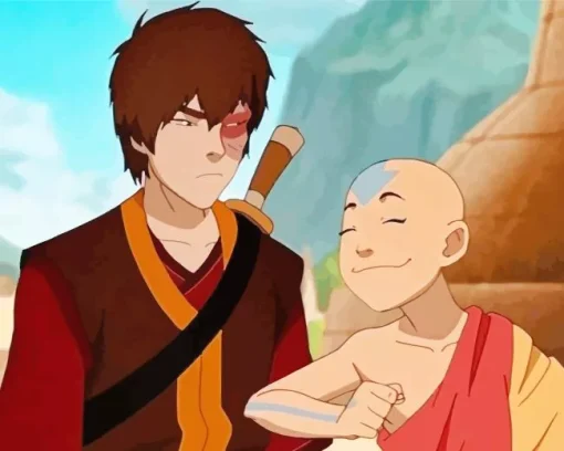 Aang And Zuko Diamond Painting