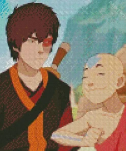 Aang And Zuko Diamond Painting