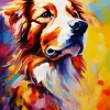 Abstract Australian Shepherd Diamond Painting