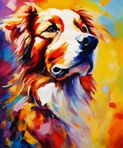 Abstract Australian Shepherd Diamond Painting