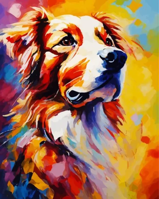 Abstract Australian Shepherd Diamond Painting