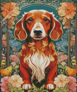 Abstract English Cocker Spaniel Diamond Painting