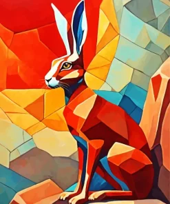 Abstract Hare Diamond Painting