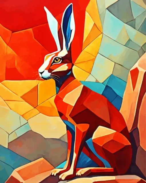 Abstract Hare Diamond Painting