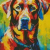 Abstract Irish Setter Diamond Painting