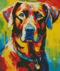 Abstract Irish Setter Diamond Painting