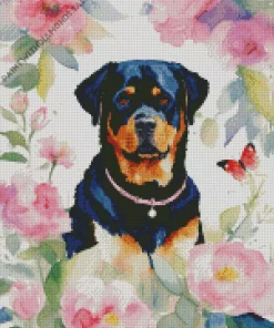 Abstract Rottweiler Diamond Painting