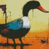 Abstract Wood Duck Diamond Painting