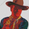 Abstract John Wayne Art Diamond Painting