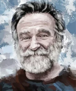 Abstract Robin Williams Art Diamond Painting