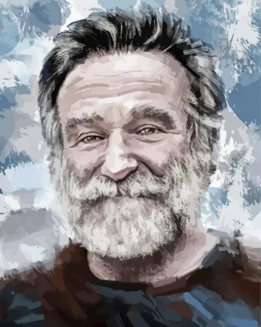 Abstract Robin Williams Art Diamond Painting