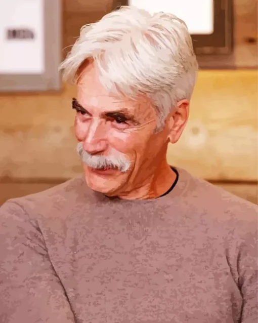 Actor Sam Elliot Diamond Painting