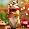 Adorable Chipmunk Diamond Painting