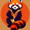 Adorable Red Panda Diamond Painting