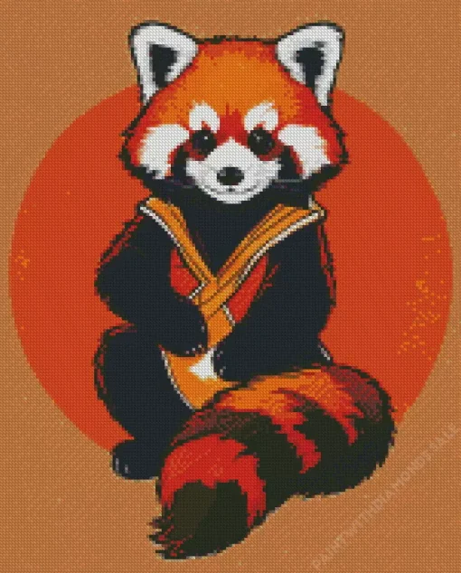 Adorable Red Panda Diamond Painting