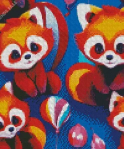 Adorable Red Pandas Diamond Painting