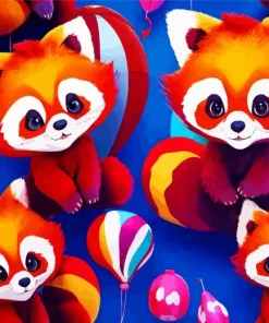 Adorable Red Pandas Diamond Painting