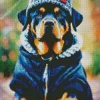 Adorable Rottweiler Diamond Painting