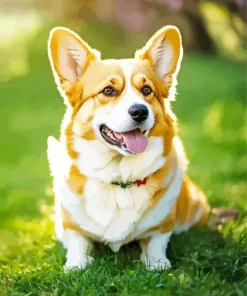 Adorable Welsh Corgi Diamond Painting