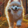 Adorable Japanese Spitz Diamond Painting